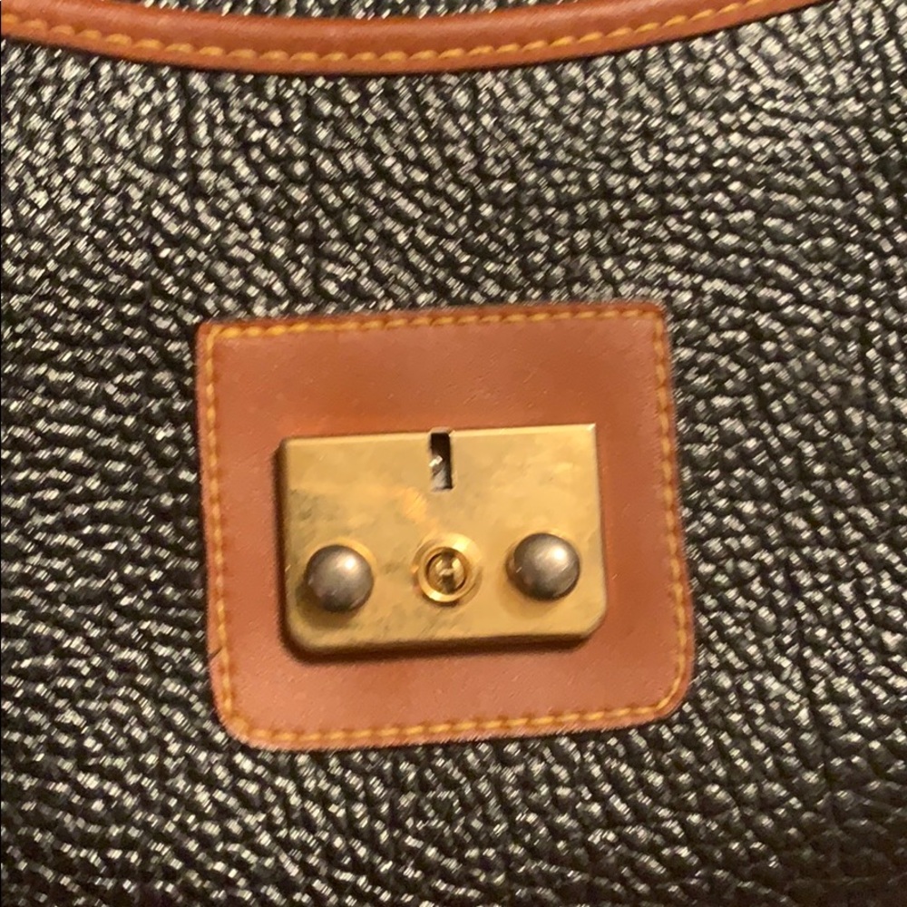 Dooney & Bourke Crossbody Bag Navy and Brown - Picture 10 of 11